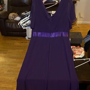 Elegant Purple Maxi Dress
